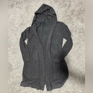 Barefoot dreams hooded cardigan